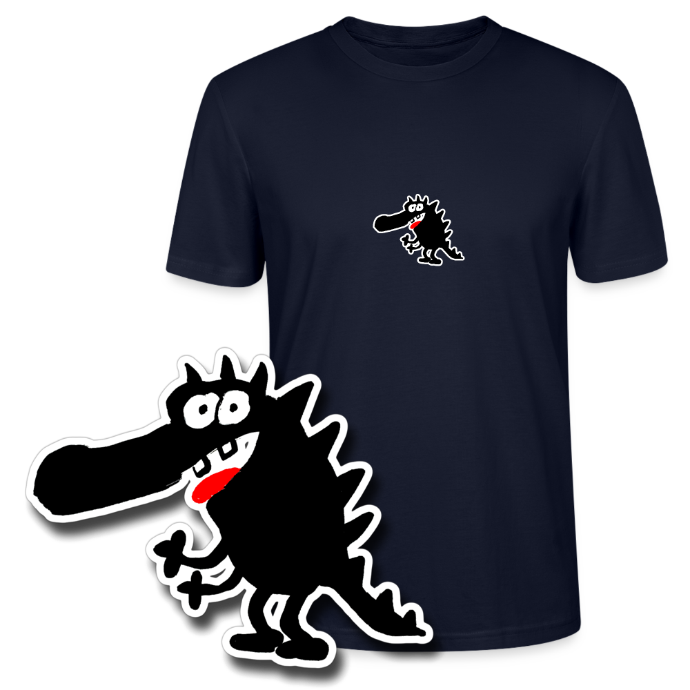 Regular fit shirt met draakje