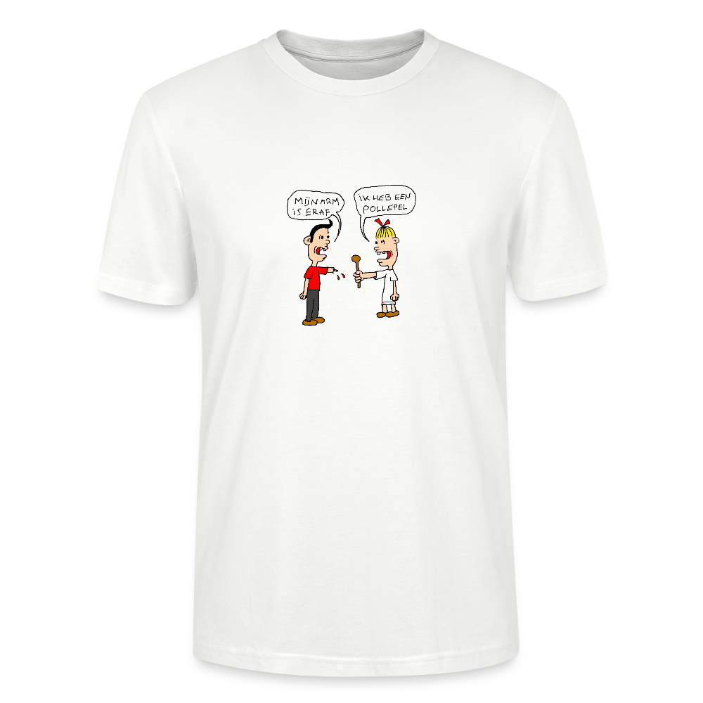Regular fit shirt met Suske en Wiske die een praatje maken - white