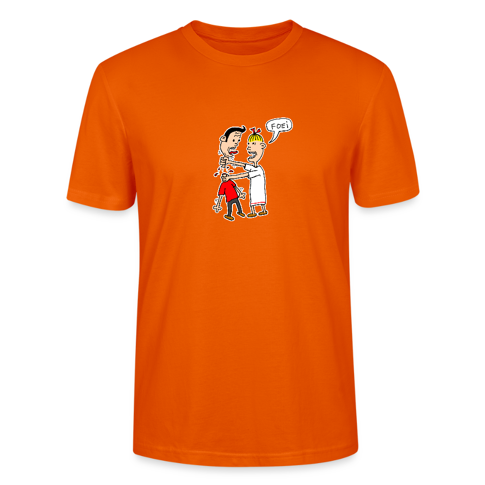 Regular fit shirt met Wiske die iets uitlegt aan Suske - bright orange