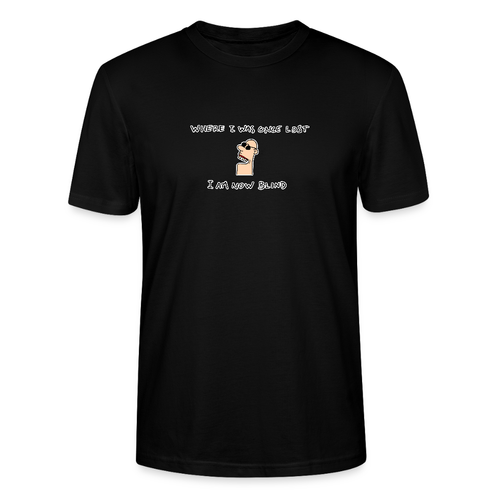 Regular fit shirt met wijze spreuk - black