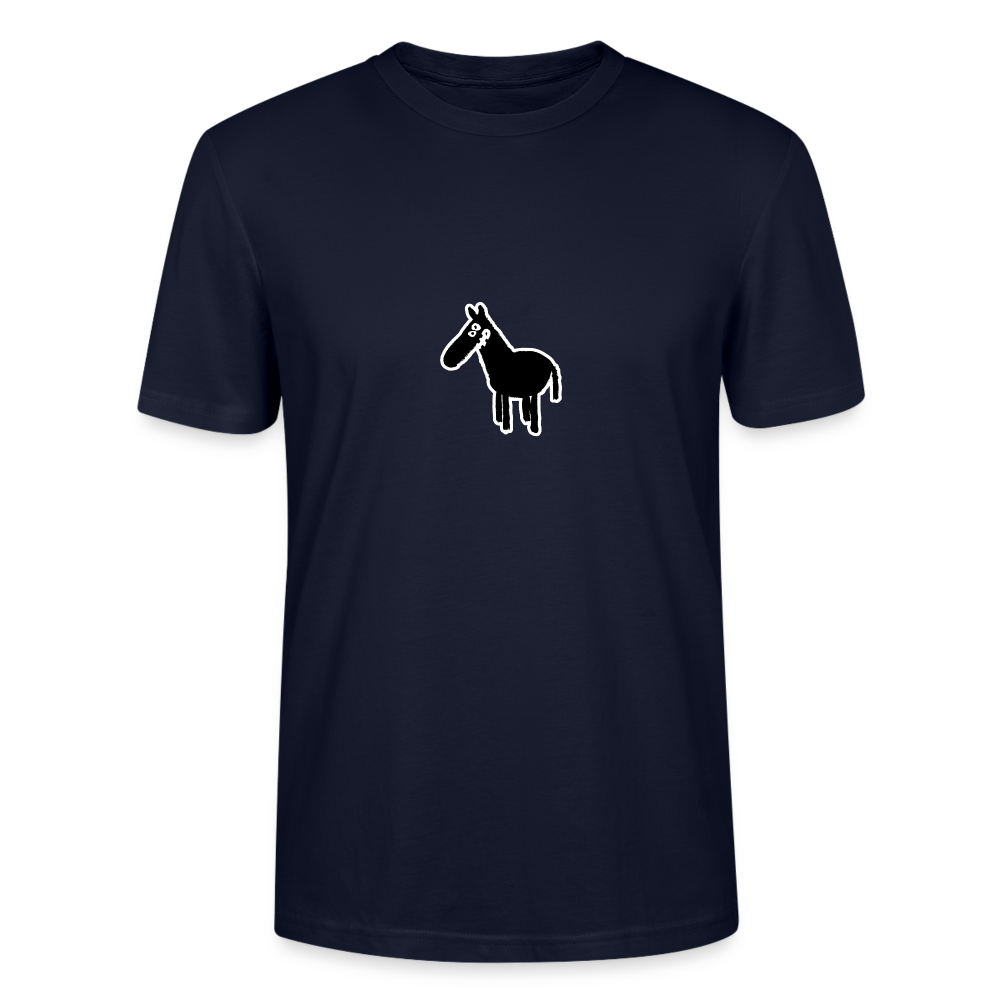 Shirt met paard - navy