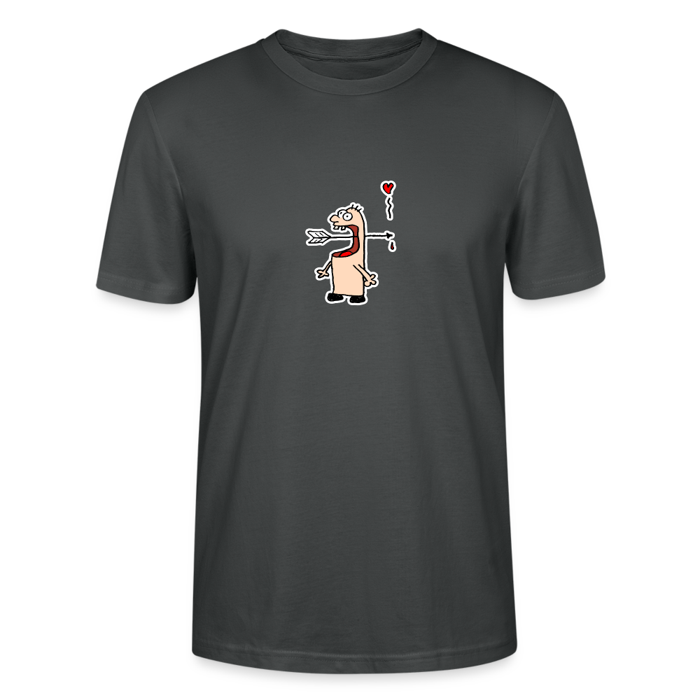 Shirt met pijlenslikker - anthracite