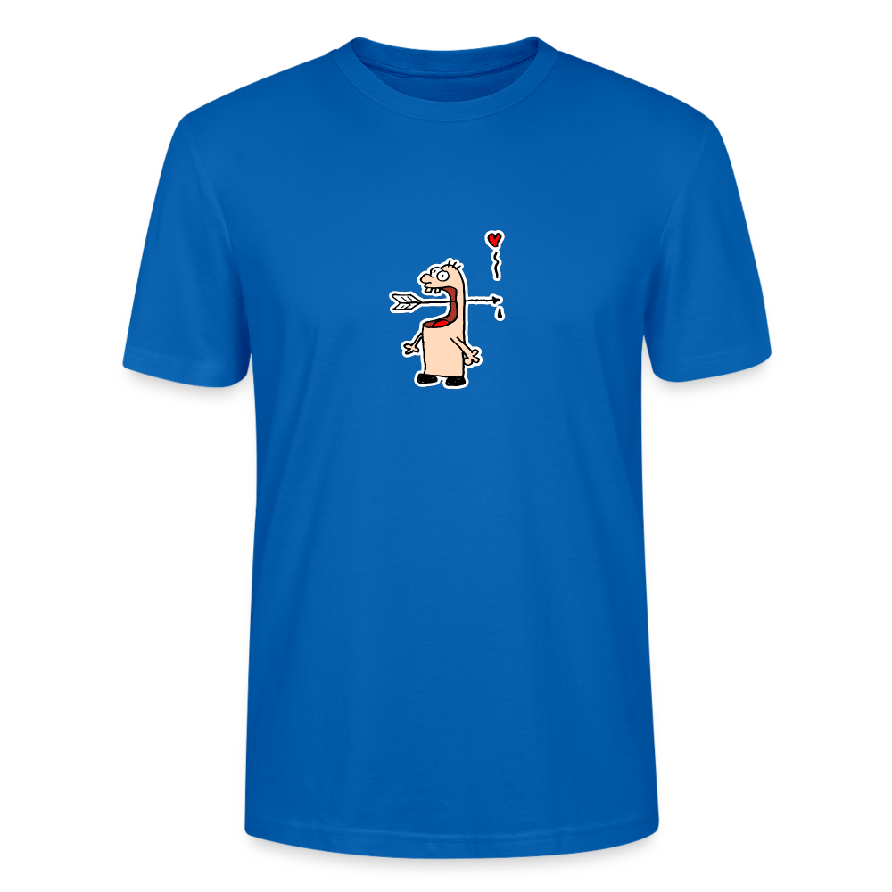 Shirt met pijlenslikker - peacock-blue