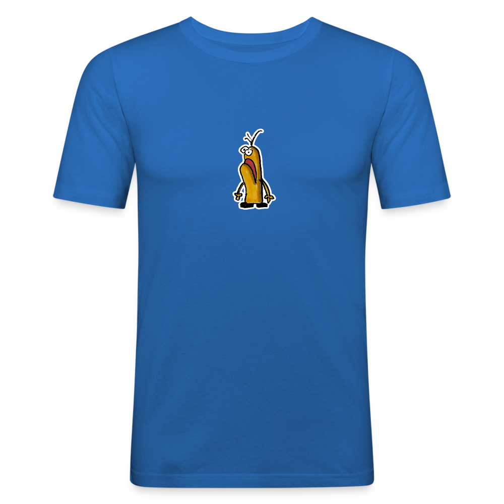 Shirt met figuurtje - royal blue