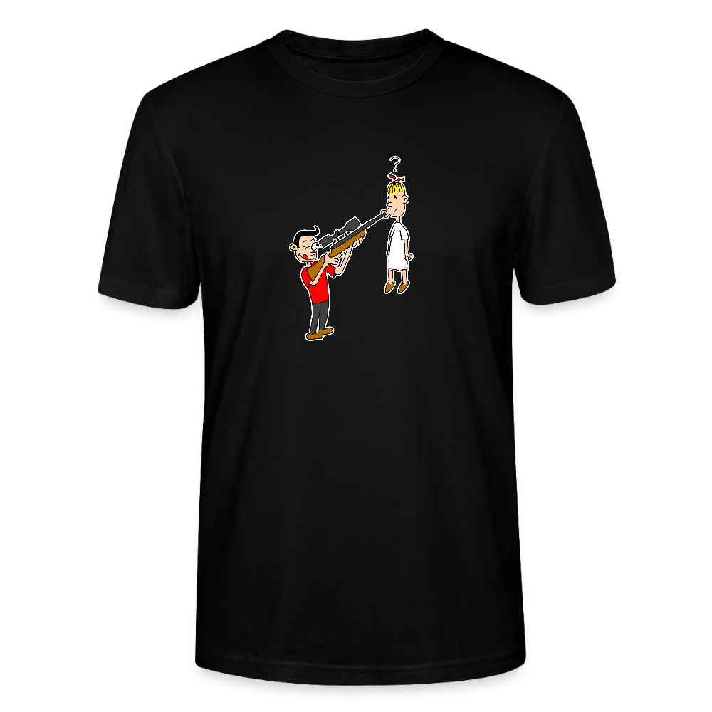 Regular fit shirt met Suske en Wiske en de Snode Sniper - black