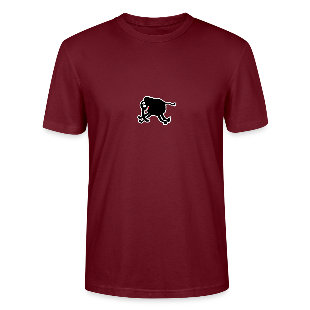 Shirt met olifant - burgundy