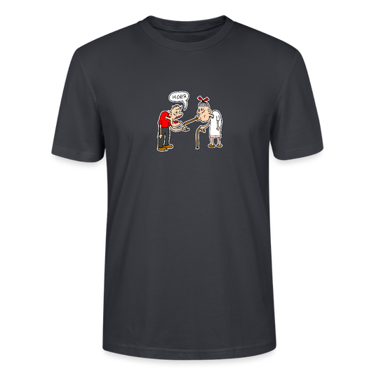 Regular fit shirt met Suske die Wiske een hoer noemt - India Ink Grey