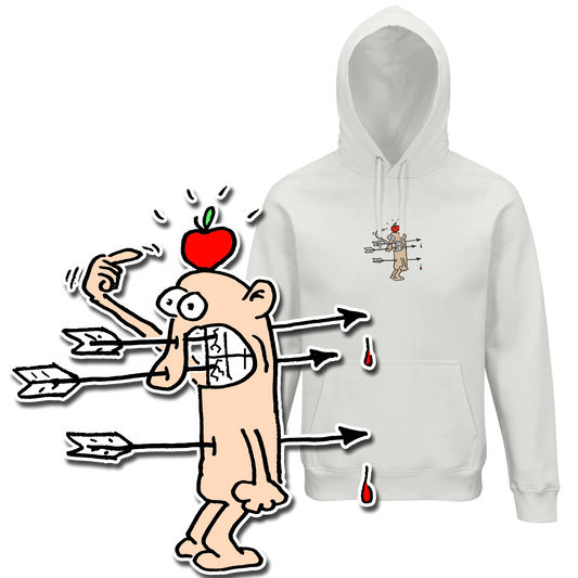 Hoodie met bijna raak