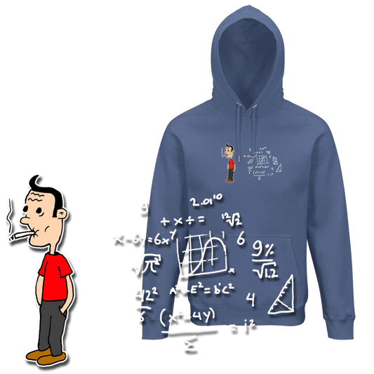 Hoodie met Suske en wiskunde