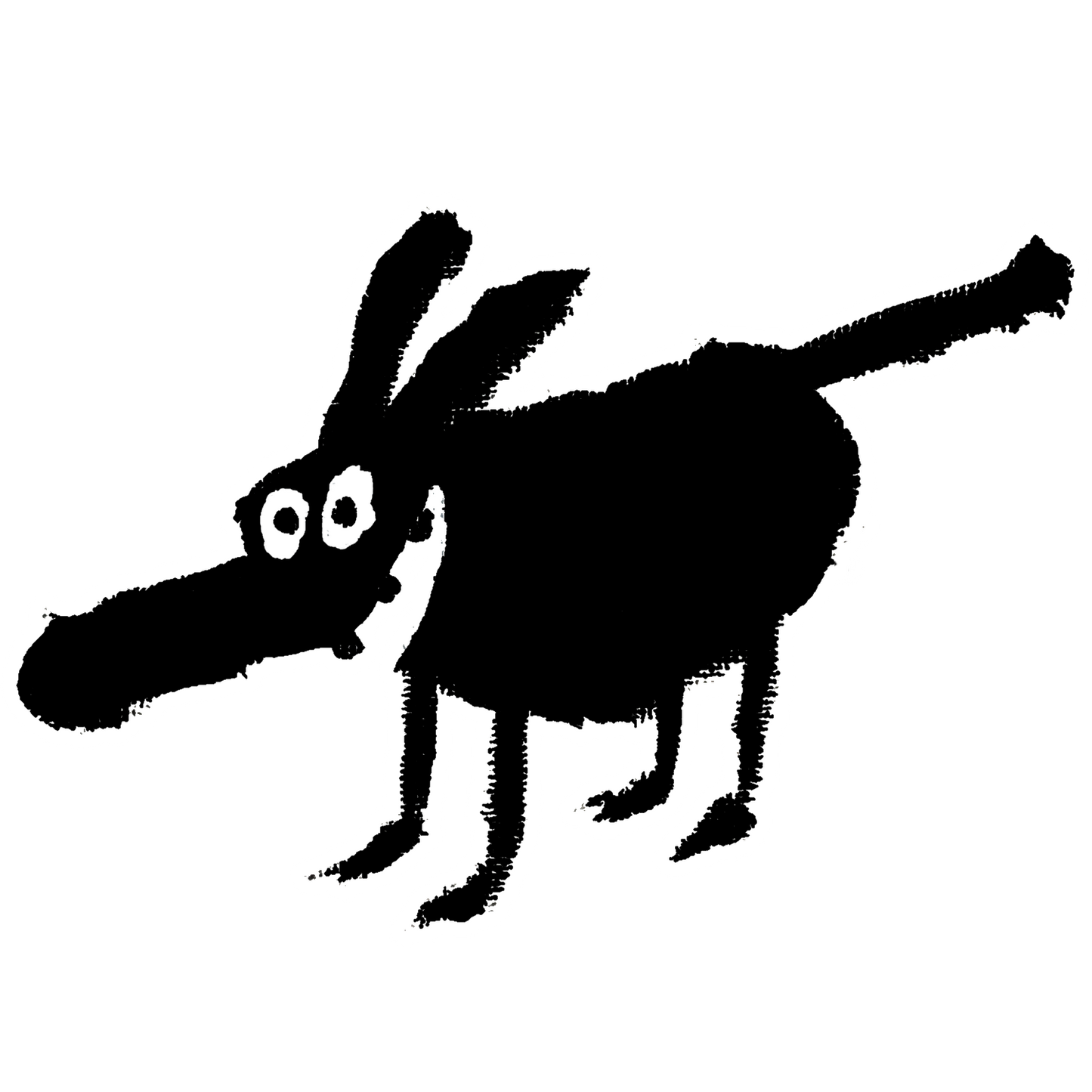Sticker met hond