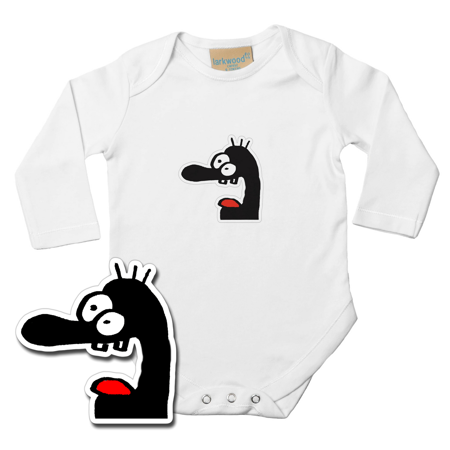 Romper met gezichtje