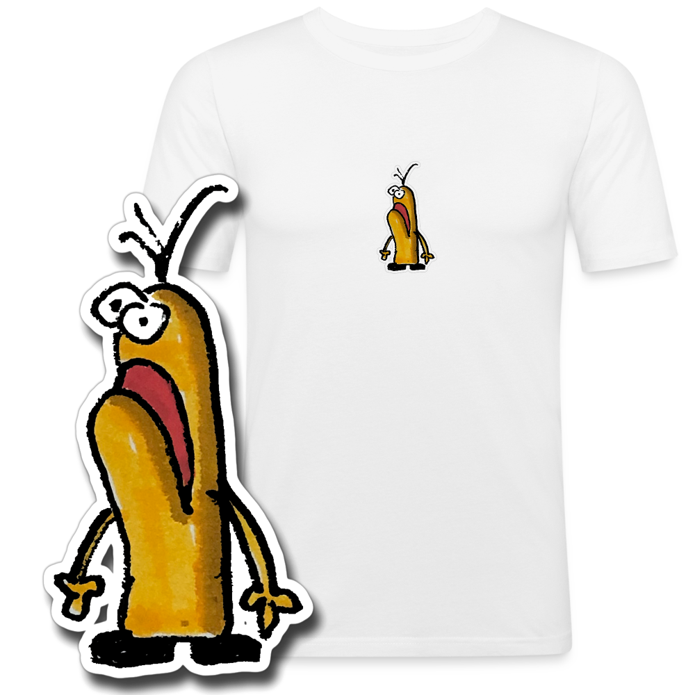 Slim fit shirt met figuurtje