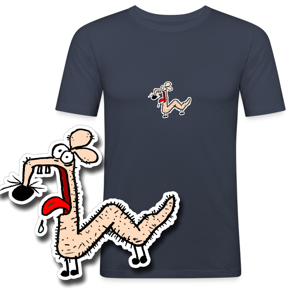 Slim fit shirt met knaagslang
