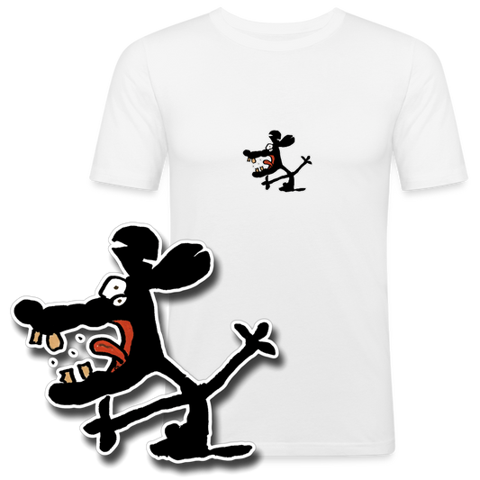 Slim fit shirt met muis 2