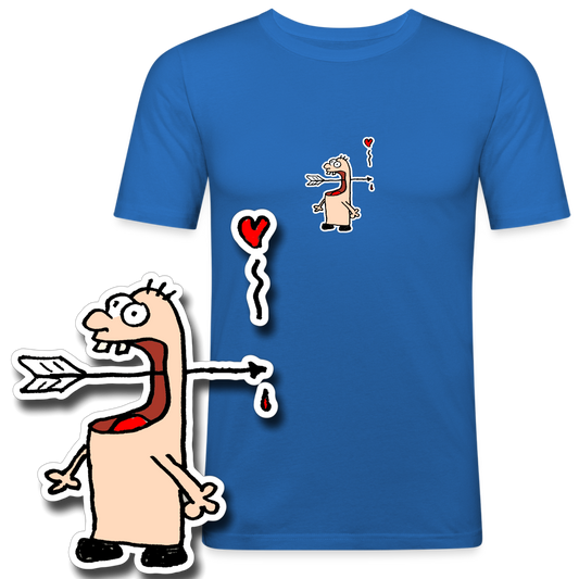 Slim fit shirt met pijlenslikker
